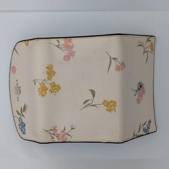 Coach Wallet Bundle Floral Bifold KeyCase Jacquard Wristlet Signature Canvas Lot - Picture 14 of 16